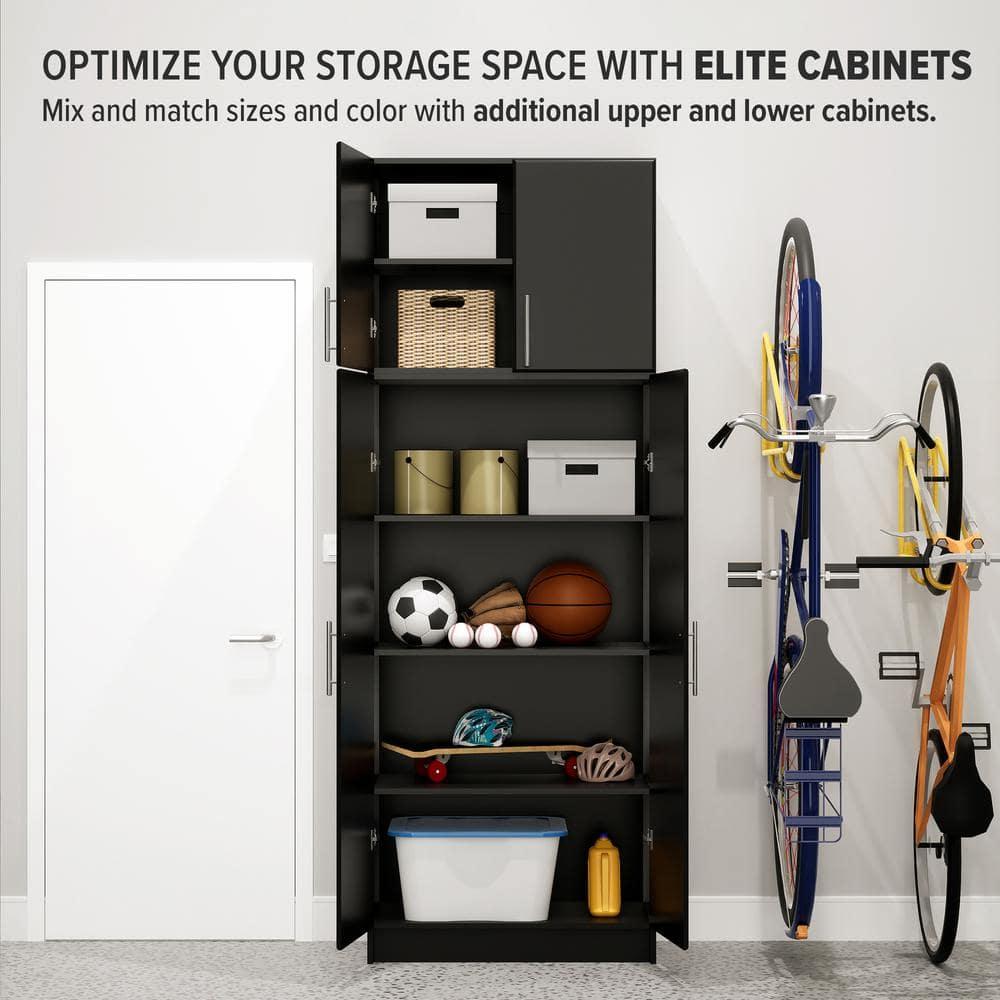 32" Elite Storage Cabinet Black - Prepac