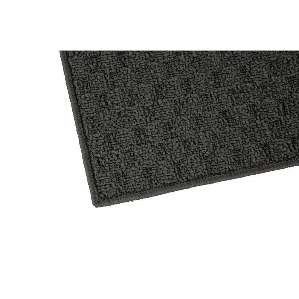 Garland Rug Town Square Polypropylene Cinder Gray Indoor Area Rug, 5' x 7'
