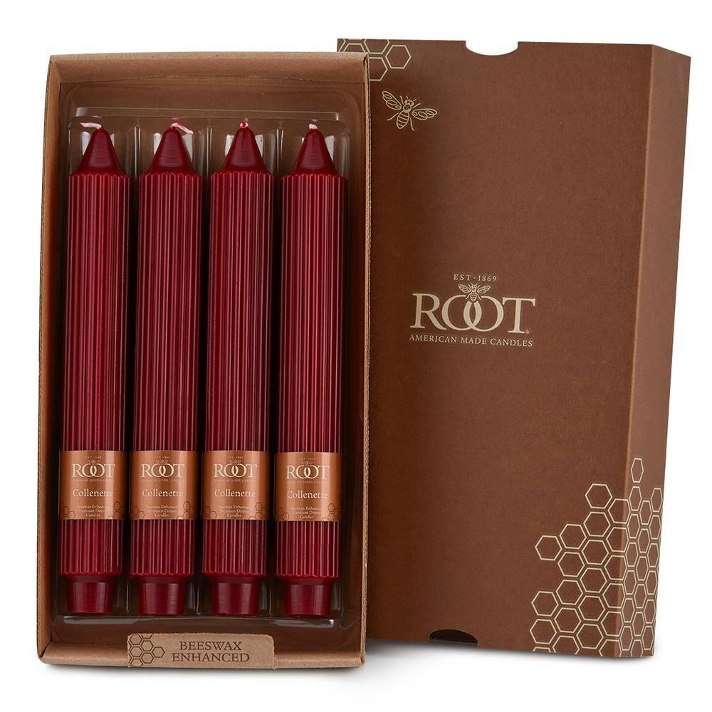 Root Candles Grecian Collenette Unscented Taper Candle & Reviews | AllModern