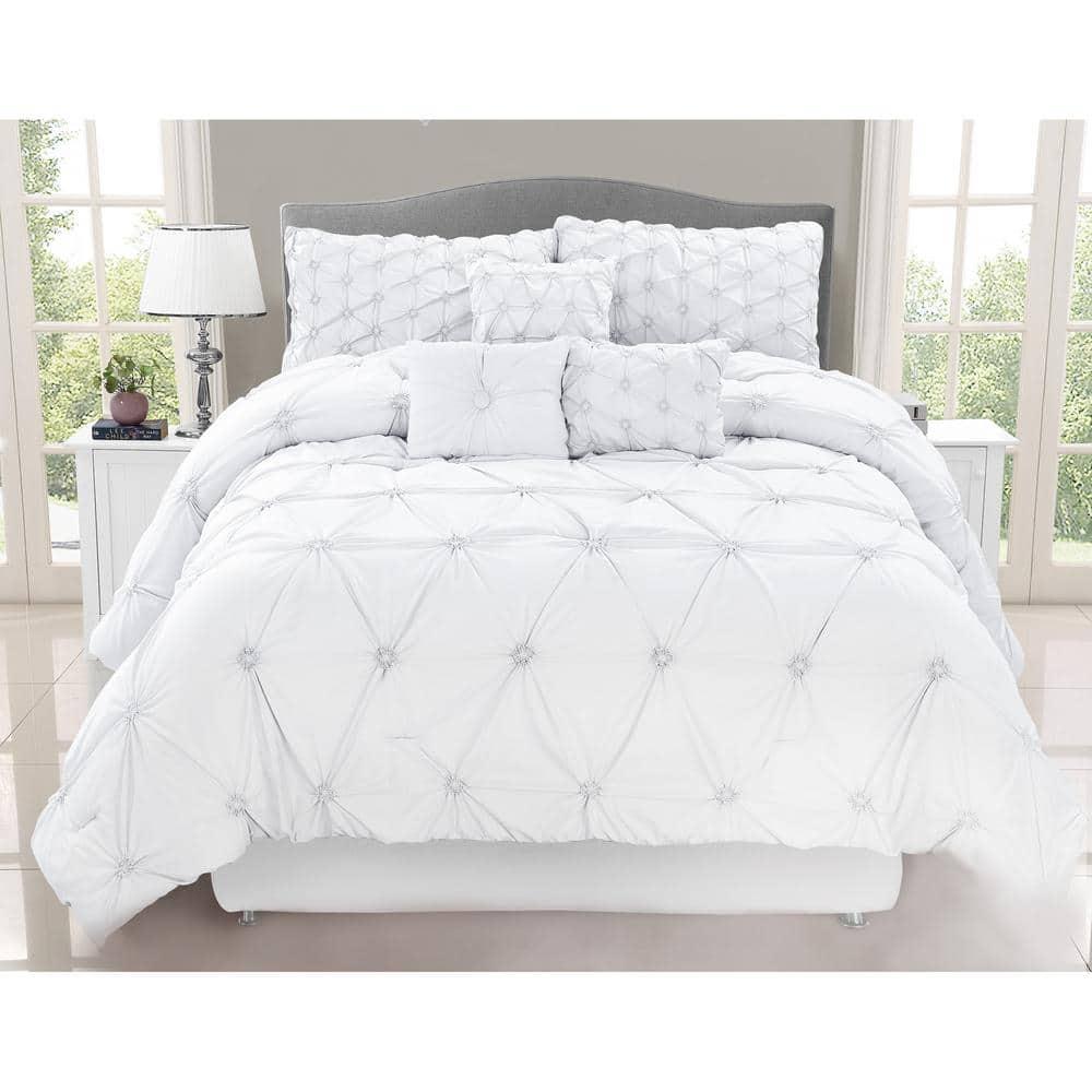 Safdie & Co. 60651.7K.01 Chateau Collection Chateau 7Piece Comforter Set, King