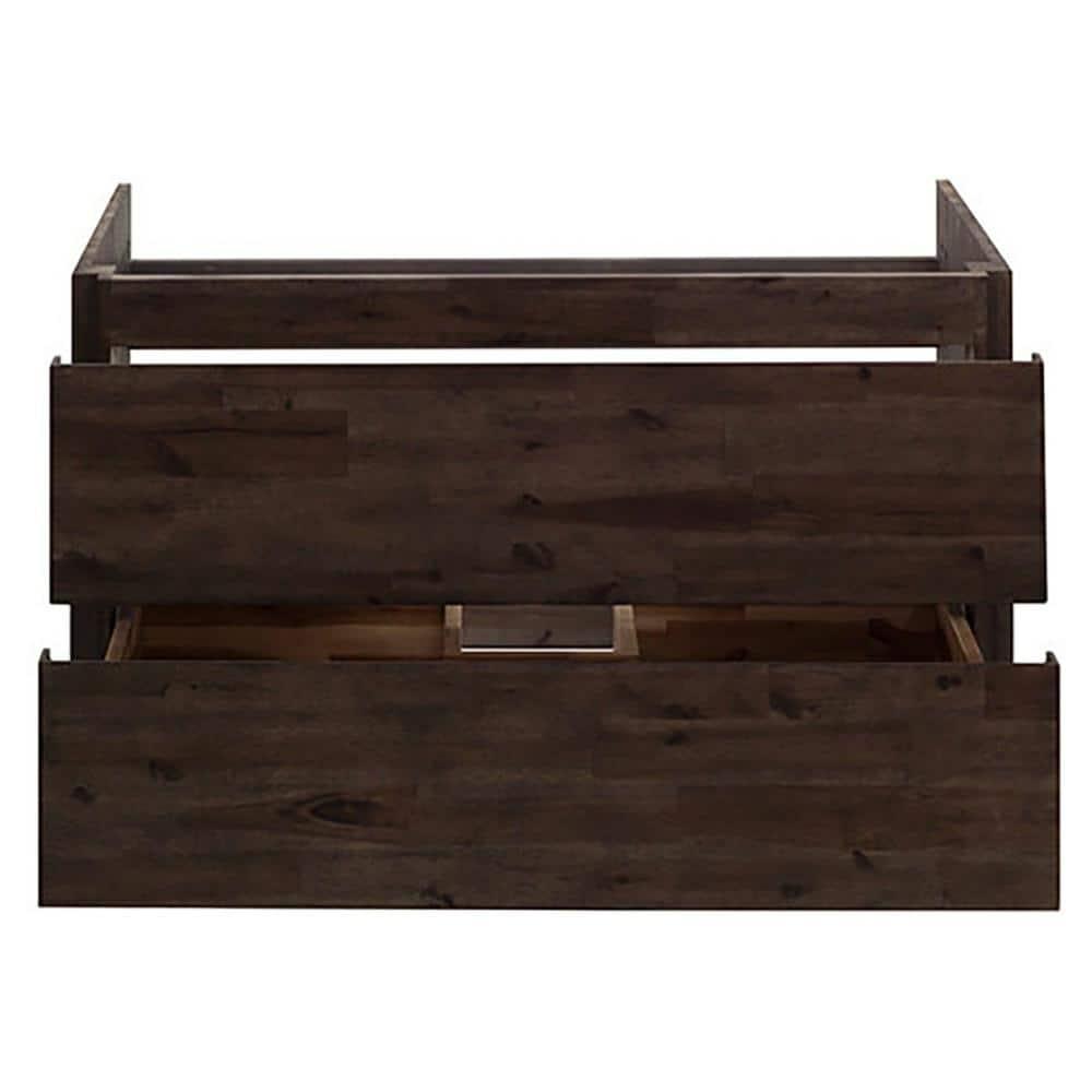 Fresca Formosa 70" Wall Mount Floating Double Sink Bathroom Vanity Base Only - Top and Sink Not Included