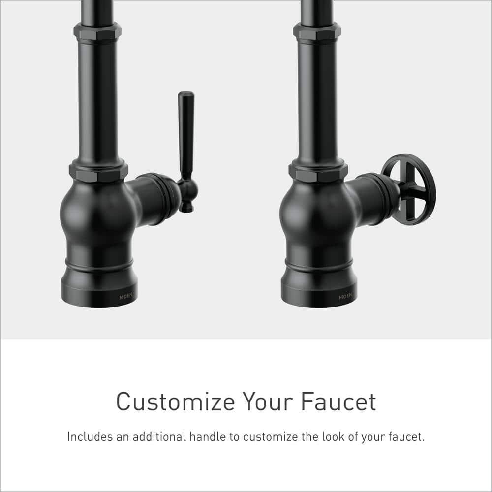 Peterson One-Handle Pull Down Single Handle Kitchen Faucet with Power Boost