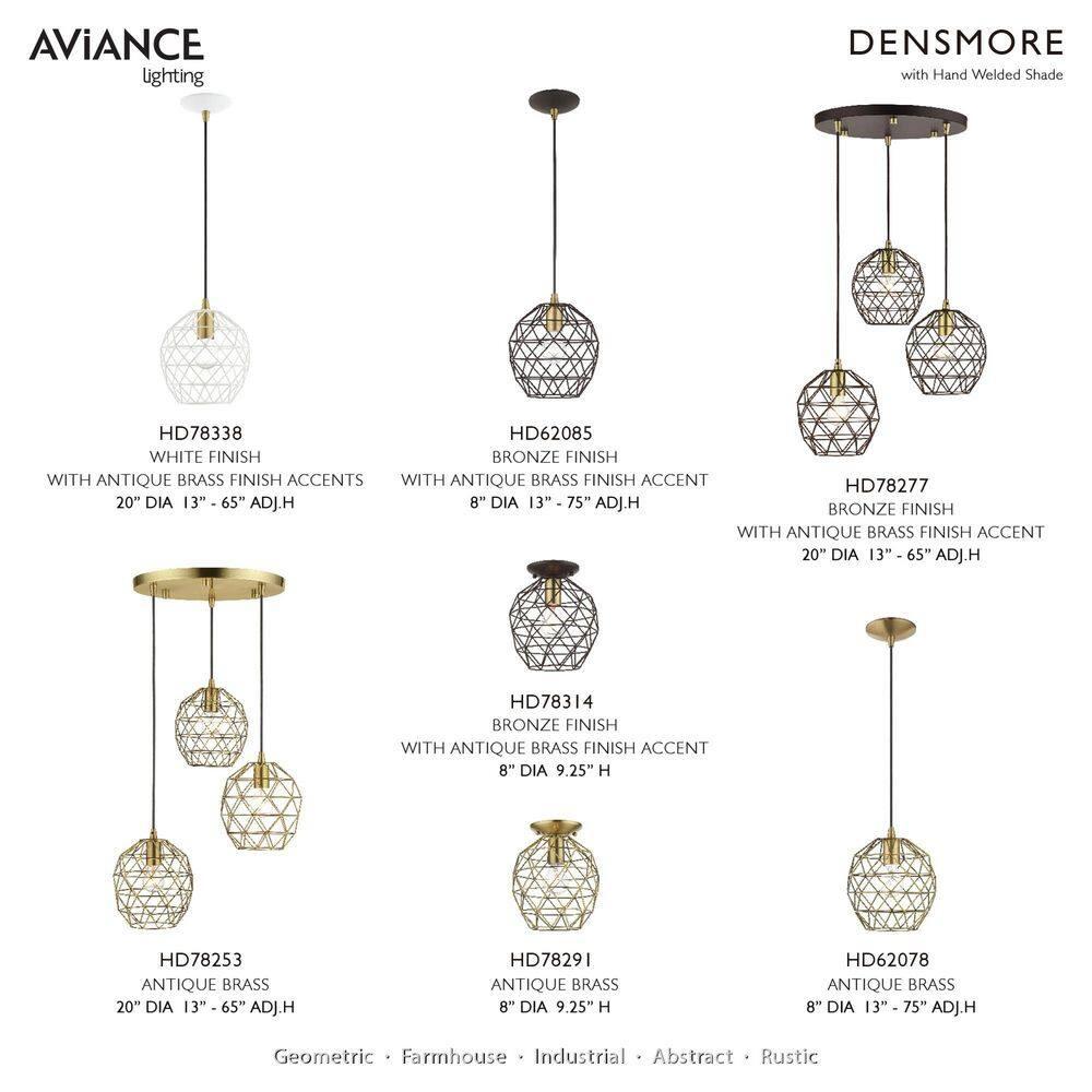 Livex Lighting Geometrix 3 - Light Pendant in  Brushed Nickel