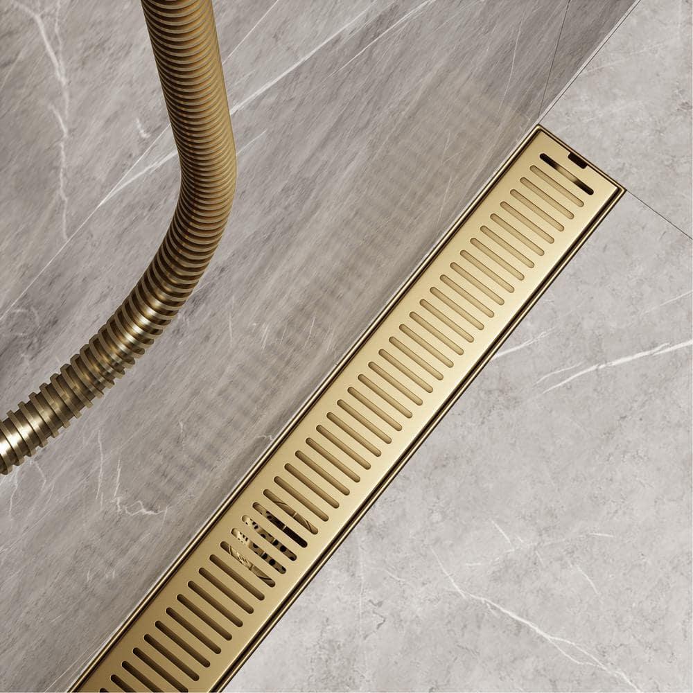 Elan 24" Rectangular Grate Linear Grid Shower Drain