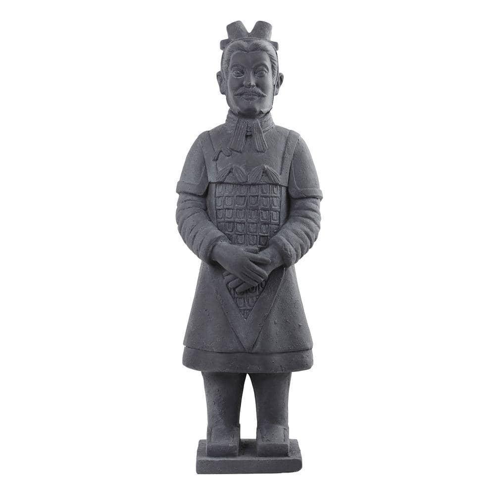 Arlmont & Co. Atas Warrior Weather Resistant Stone Garden Statue