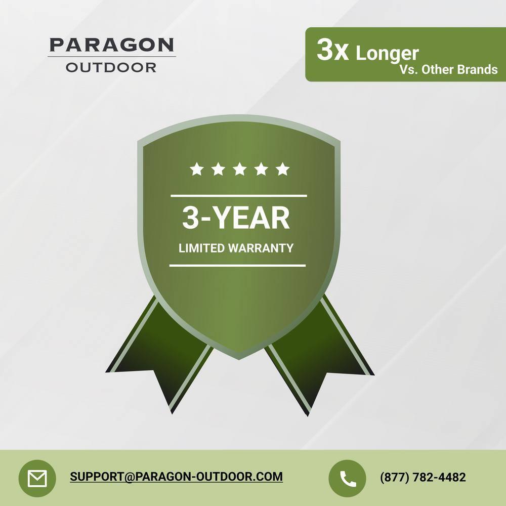 Paragon-Outdoor Florence  Aluminum Pergola in Powder-Coated Finish with Adjustable Canopy