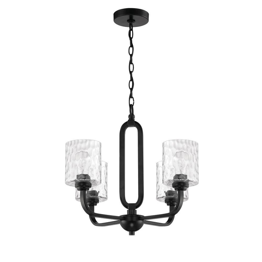 Craftmade Lighting 4 - Light Chandelier in  Flat Black