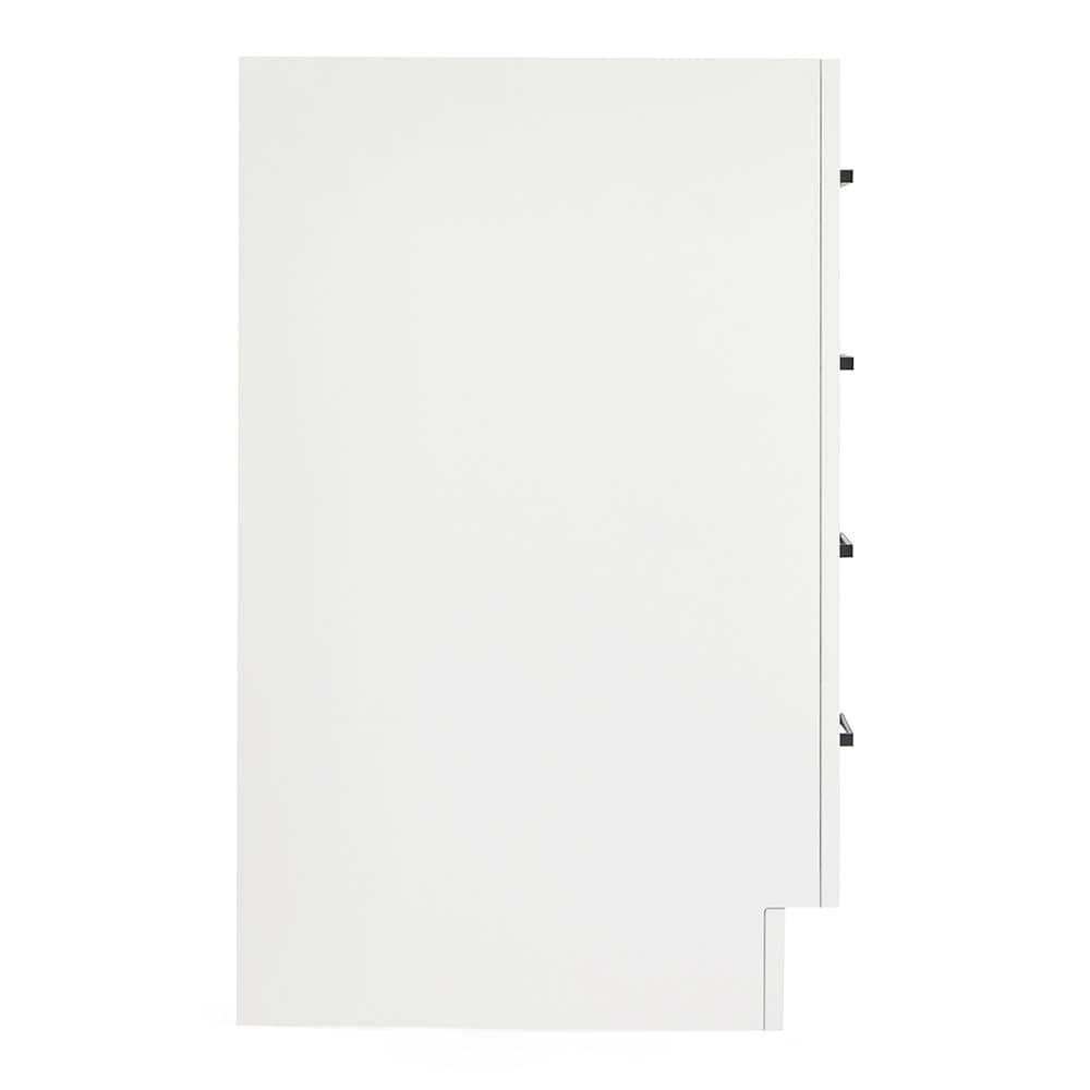 Ariel T048s-Bc Hepburn 48" Single Free Standing Vanity Cabinet Only - White