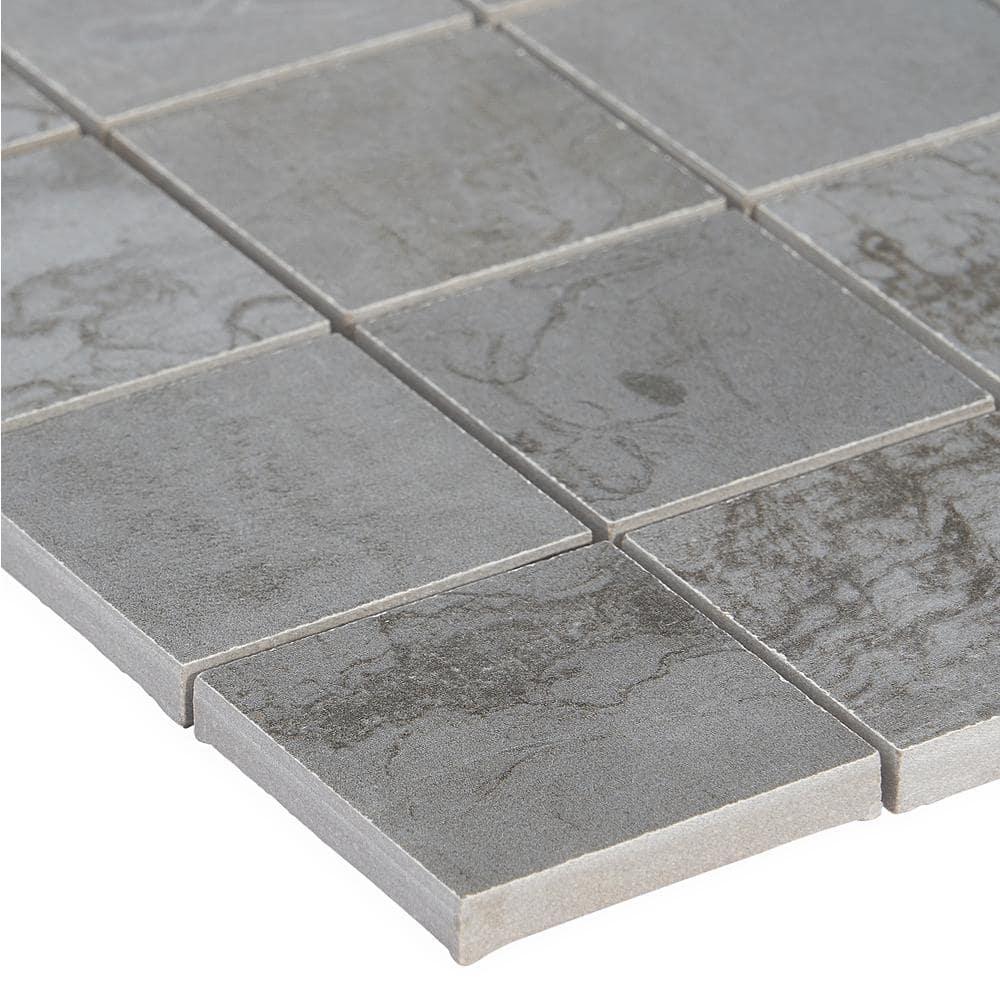 Angela Harris Alloy 2" x 2" Porcelain Metal Look Mosaic Wall & Floor Tile Tile ( 0.92 sq. ft. / box )