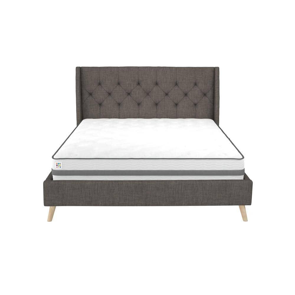 Her Majesty Upholstered Wingback Bed