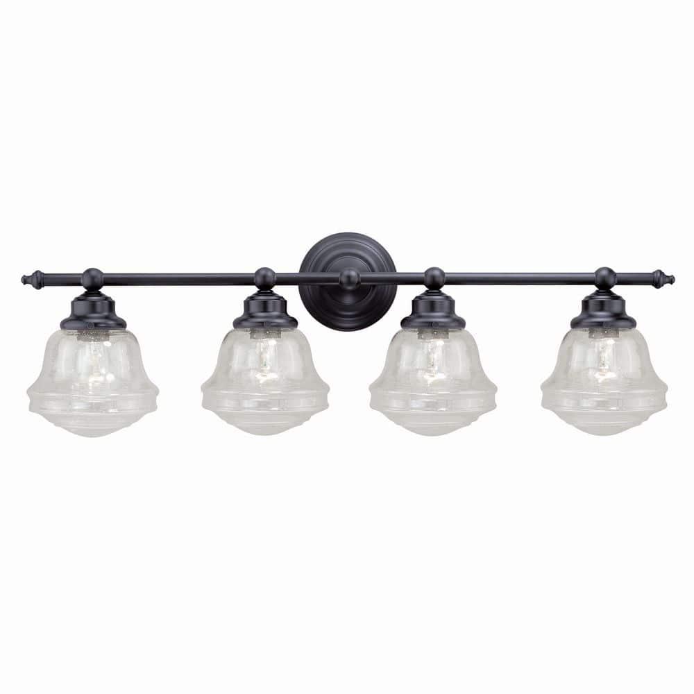 Vaxcel Huntley 4 - Light Vanity in  Oil Rubbed Bronze