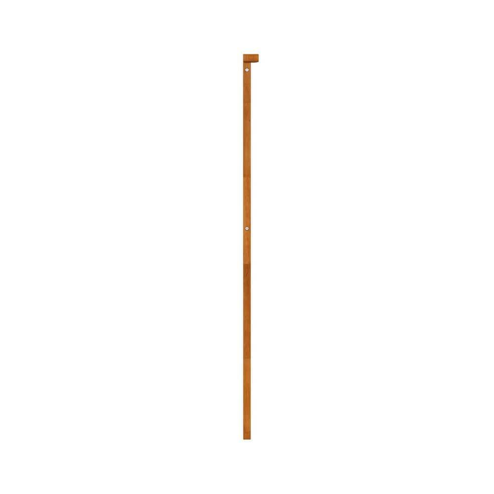 AFI Madison Queen Solid Wood Panel Headboard with Attachable Charger, Light Toffee
