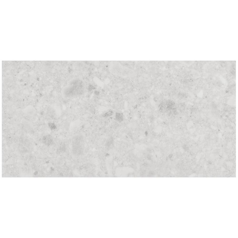 Stonehenge Rizzo LVT 12MIL 12" W x 24" L Terrazzo Look Glue Down Luxury Vinyl Tile