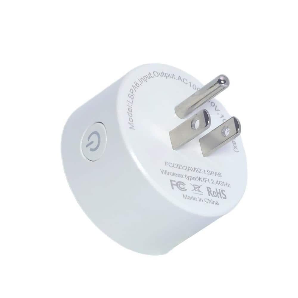 Smart Plug Mini 4-Pack, Wi-Fi Outlets for Smart Home Wi-Fi Plug with Alexa/Google Home/Smart Life, Smart Home hubTimer on/Off Plug, Schedule Built-in app, Mini Wireless Outlet, no hub Required