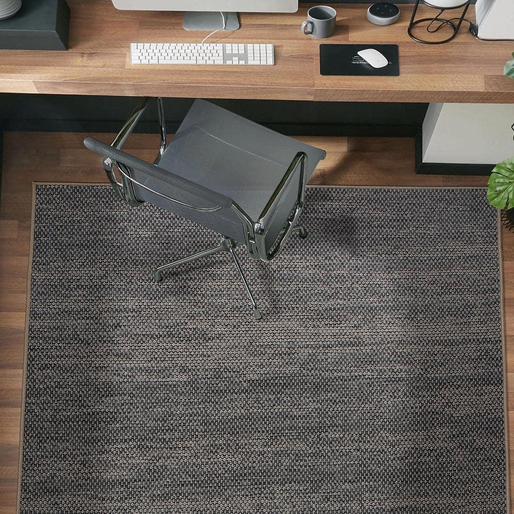 World Rug Gallery Contemporary Abstract Indoor/Outdoor Area Rug - Gray 5' x 7'