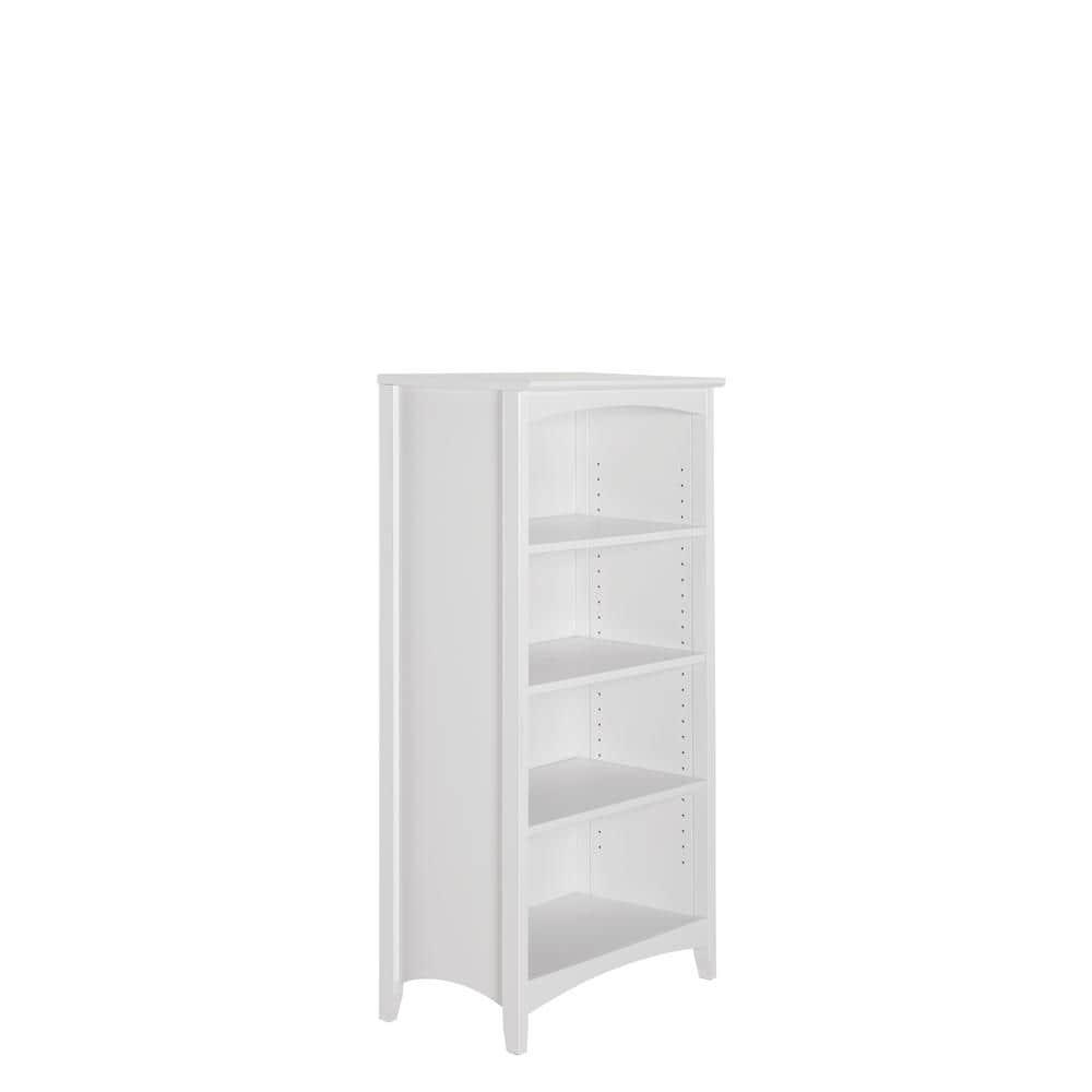 Shaker Style Bookcase - 48"H - White Finish