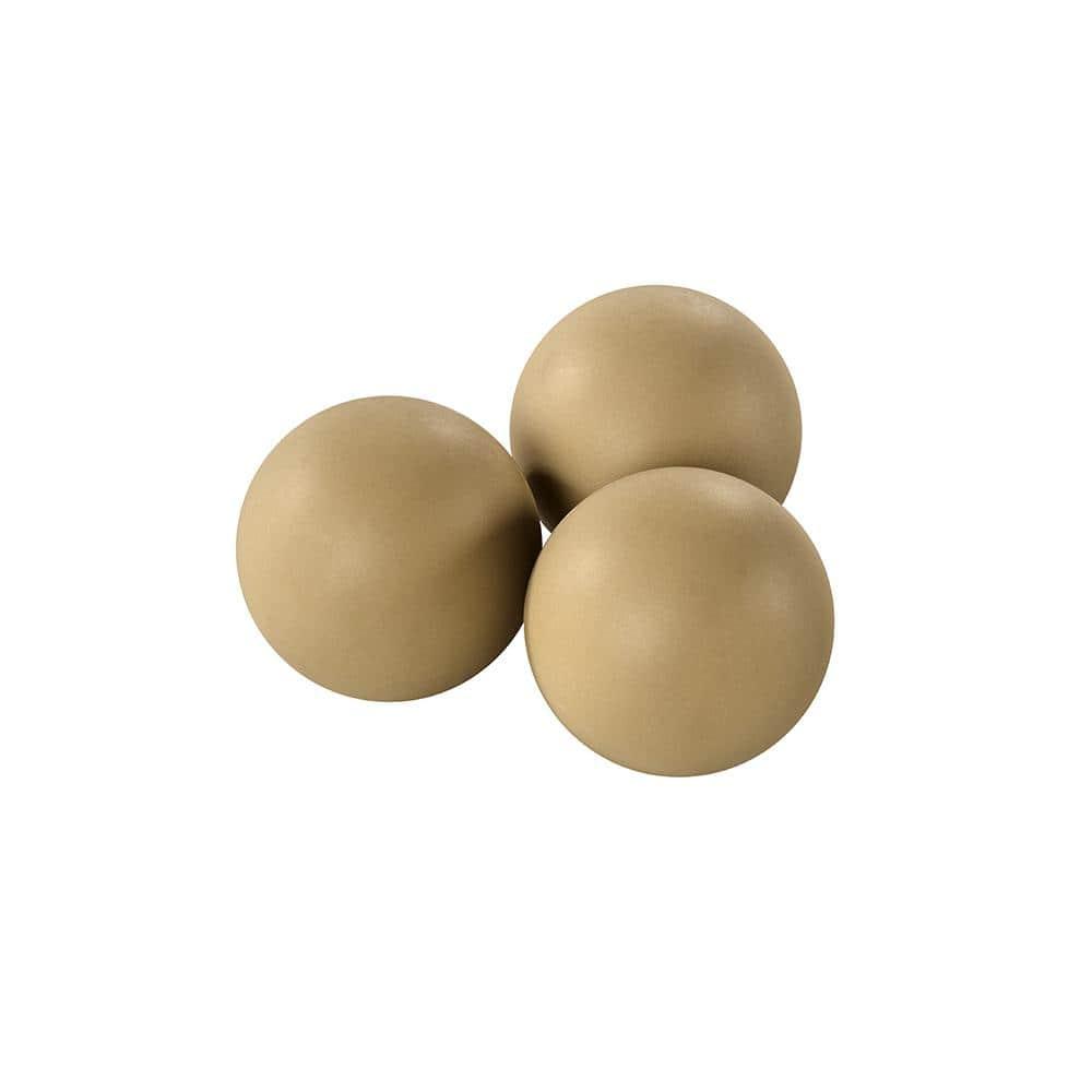 MD Sports Md Sports Roll & Score 3-pack Replacement Ball Set, Arcade Ball Toss Games Brown (Set of 3)