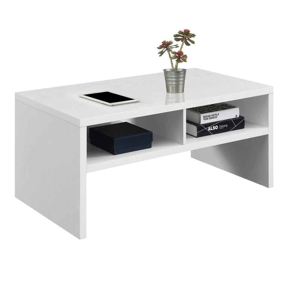 Convenience Concepts Northfield Admiral Deluxe Coffee Table with Shelves, Multiple Finishes