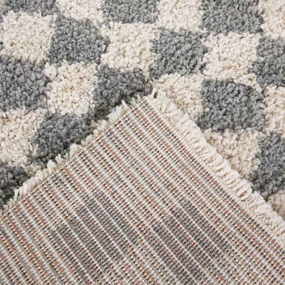 Covey Sage 4 ft. x 6 ft. Geometric Area Rug
