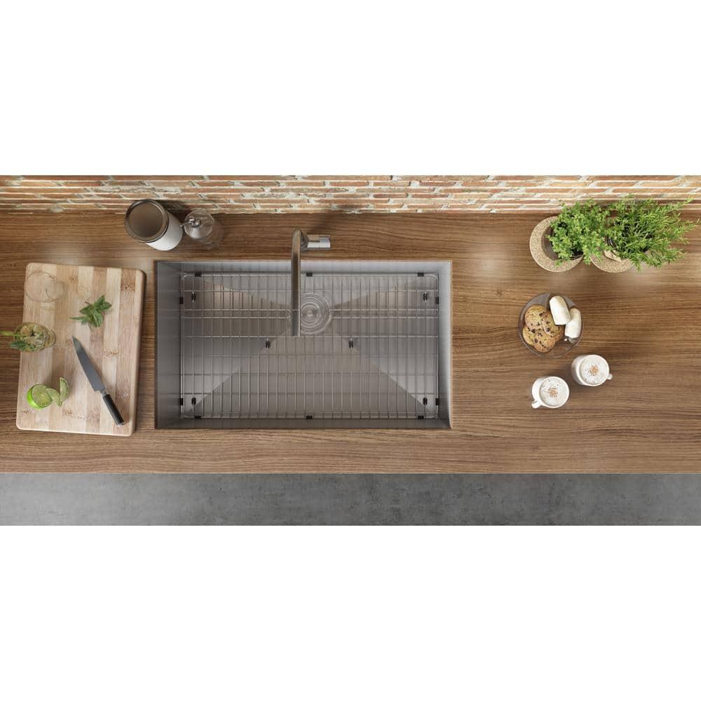 Nesta 32'' L Undermount Single Bowl Stainless Steel Kitchen Sink