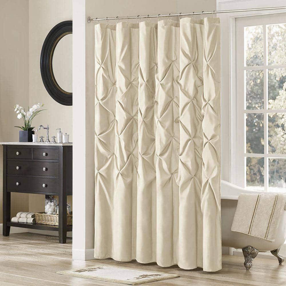 Madison Park Laurel Solid Color Single Shower Curtain