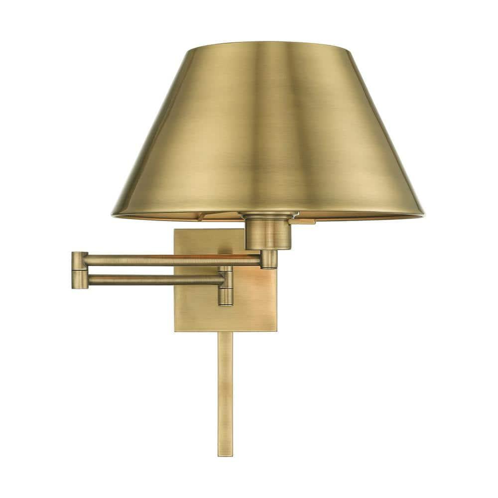 Brevan Steel Swing Arm Sconce