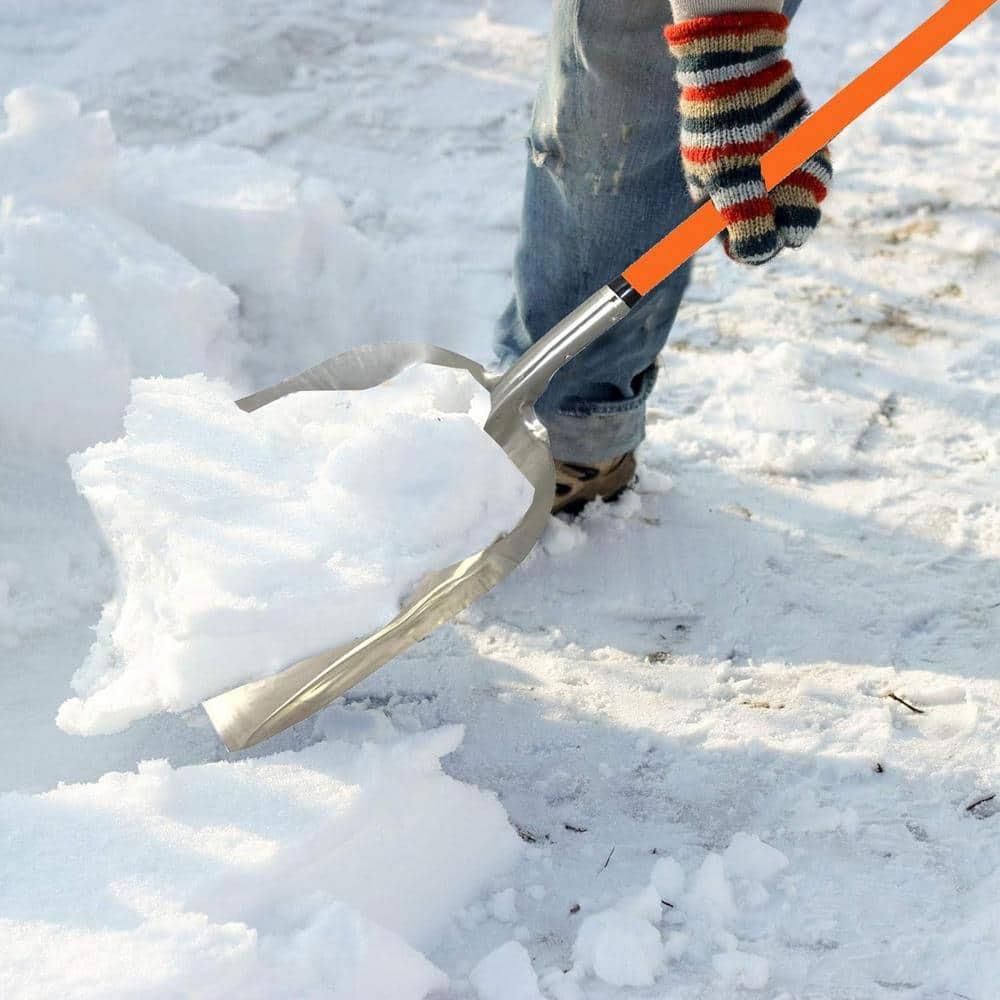 Ashmanonline Aluminium 48 Inch Snow Shovel with Large Head and Durable Handle (2 Pack)