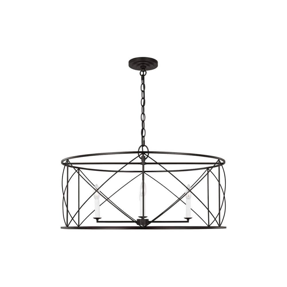 Rosdorf Park Merilou 4 - Light Dimmable Lantern Square / Rectangle Chandelier