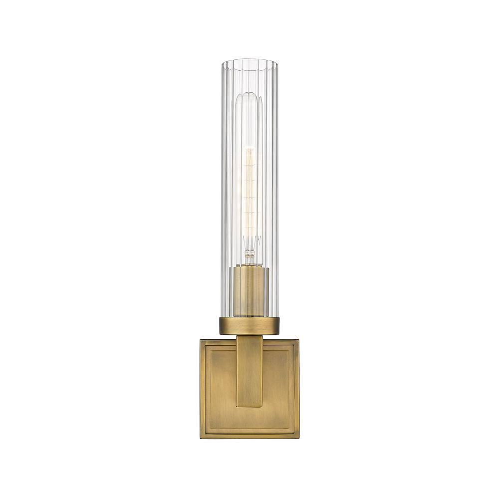 Z-Lite Beau 1 - Light Wall Light in  Rubbed Brass