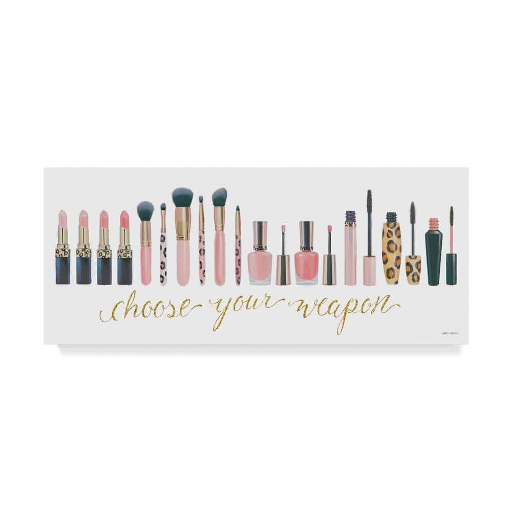 Marco Fabiano 'Wake Up And Make Up Ix' Canvas Art - 14x32