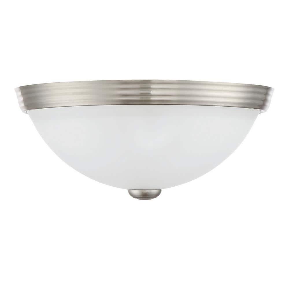Savoy House NULL 2 - Light Flush Mount in  Satin Nickel