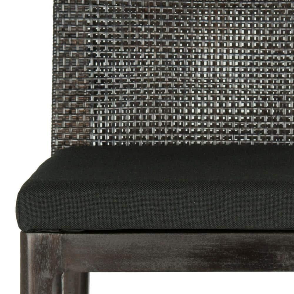 Darin Bar Stool - SEA4015 - Dark Brown/Black - Safavieh