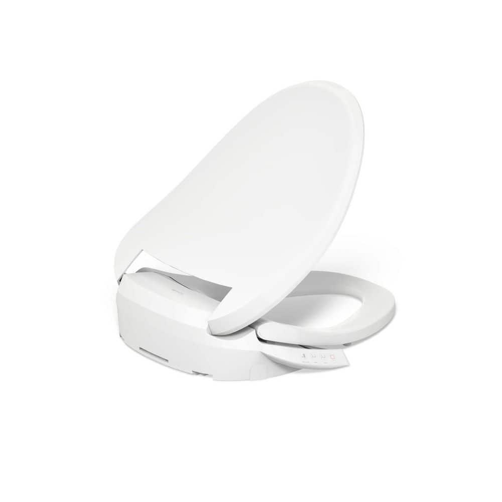 PureWash E545 Elongated Heated Bidet Toilet Seat, Electric Bidets for Existing Toilets