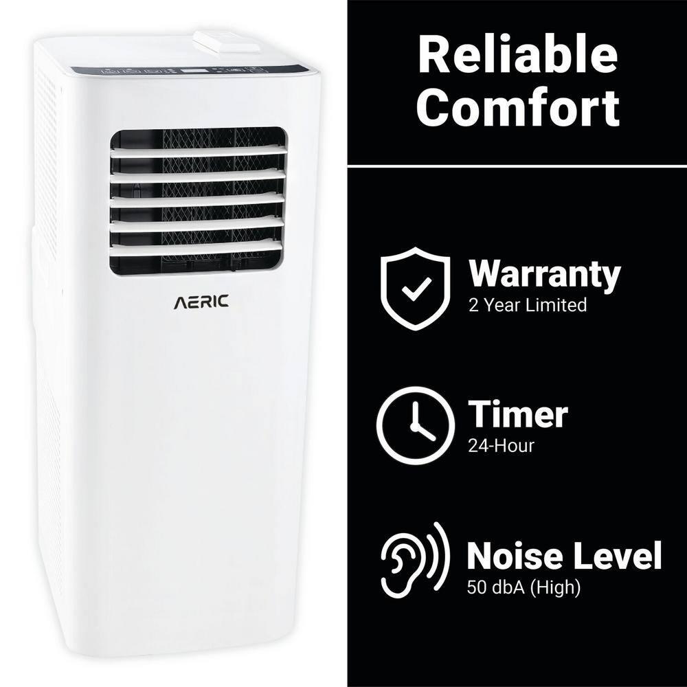 Aeric 5,500 BTU SACC (9,000 BTU ASHRAE) Portable Air Conditioner with Dehumidifier,400 Sq. Ft.
