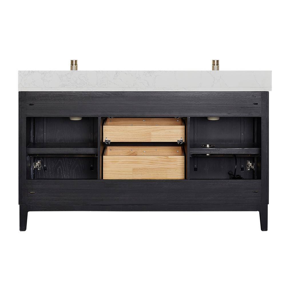 Langosta 60'' Free Standing Double Bathroom Vanity with Top