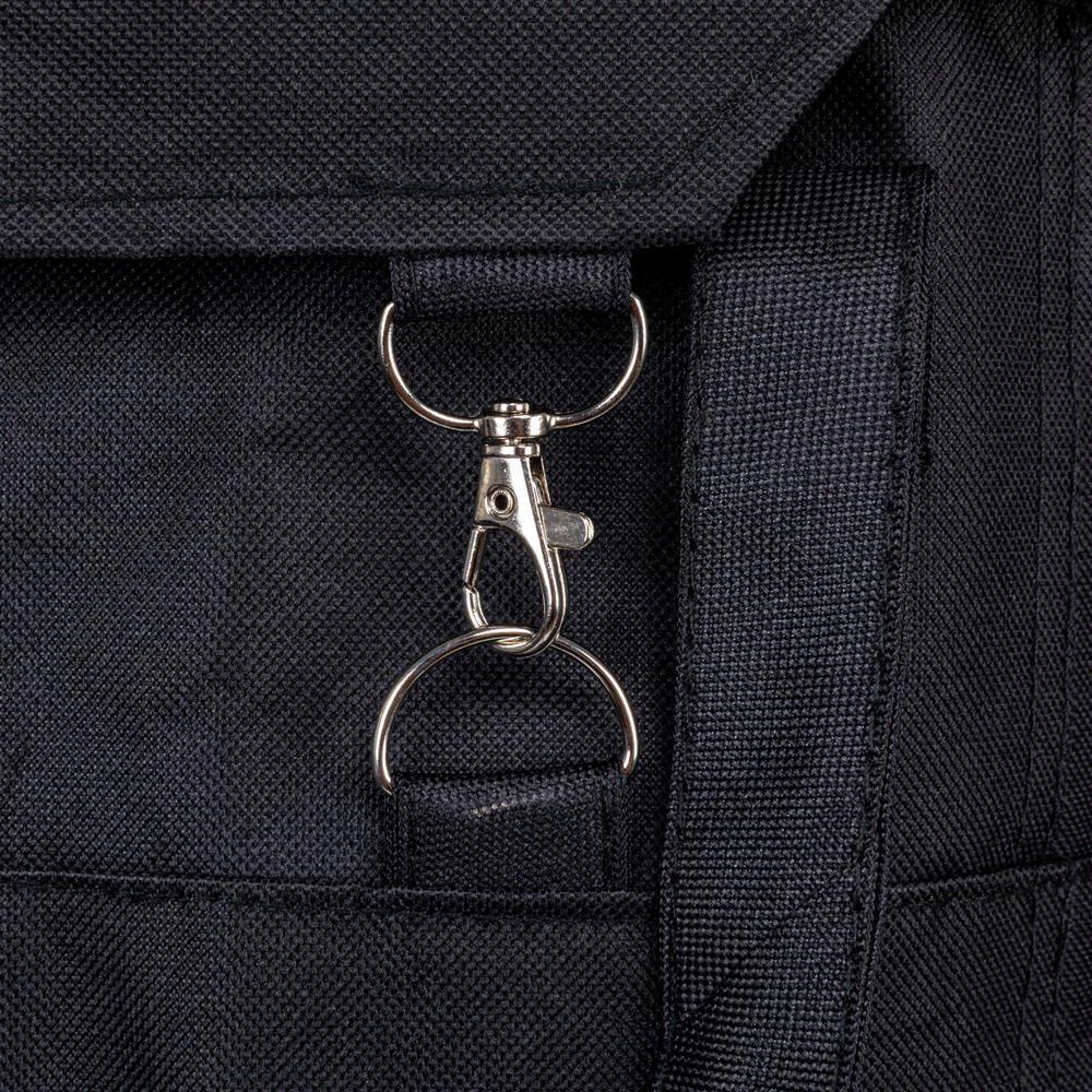 Household Essentials Metal Rolling Laundry Hamper with Handles