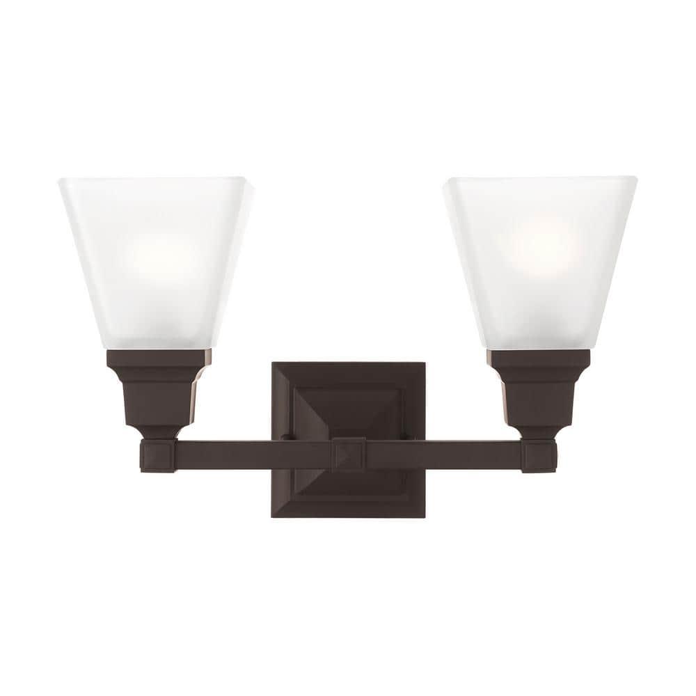Livex Lighting Mission 2 - Light Vanity in  Polished Chrome