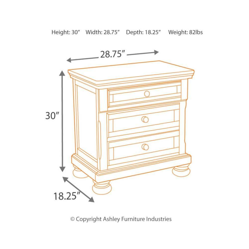 Millwood Pines Drishti 28.75'' W Nightstand
