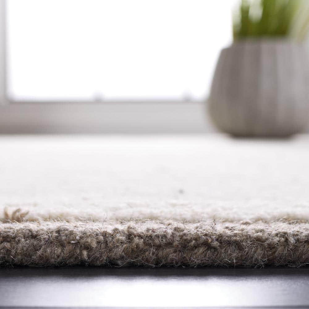 Abstract ABT575 Handmade Indoor Area Rug - Beige/Ivory - 5'x8' - Safavieh