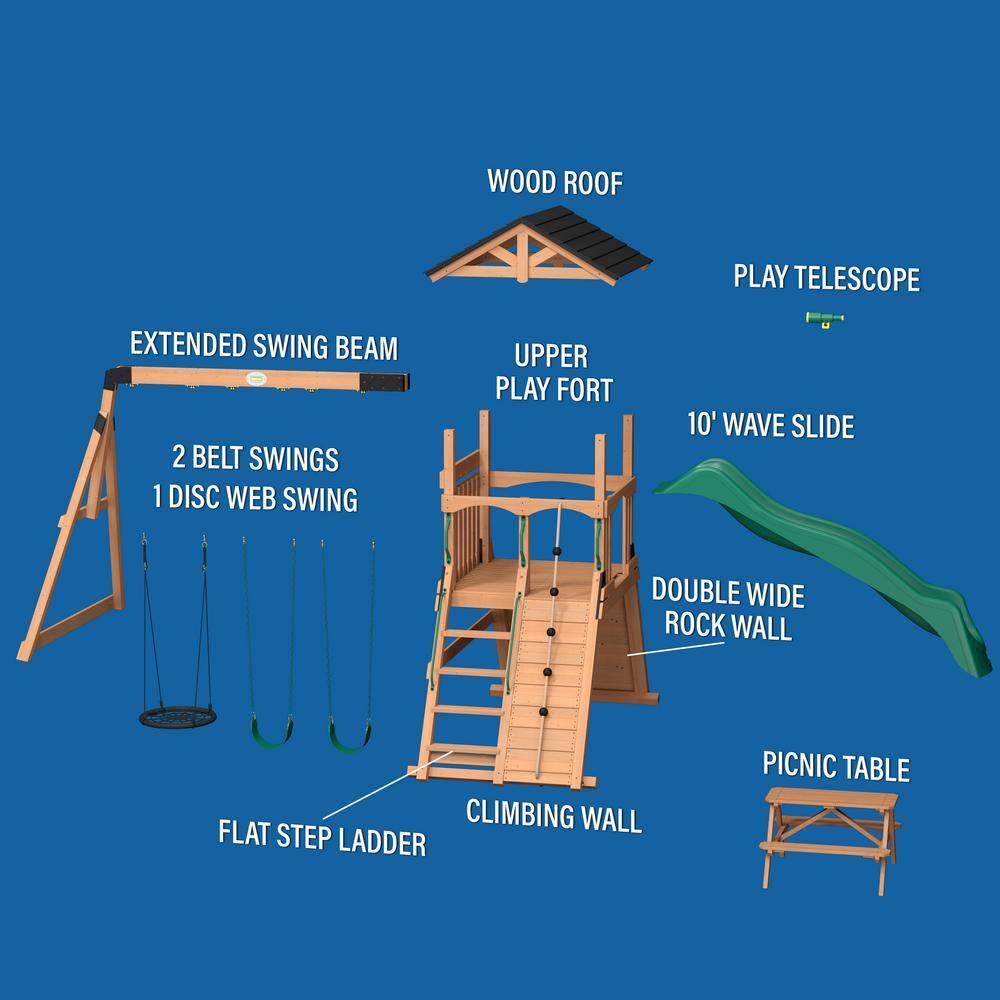 Backyard Discovery Endeavor Ii Swing Set