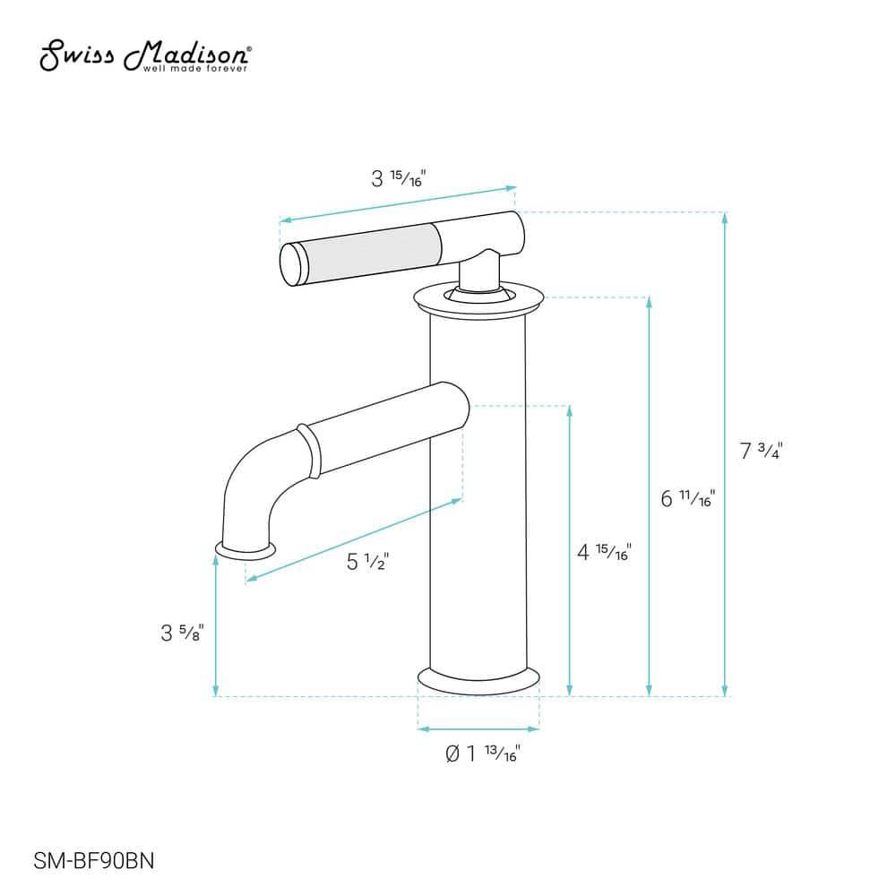 Avallon Single Hole, Single-Handle Sleek, Bathroom Faucet