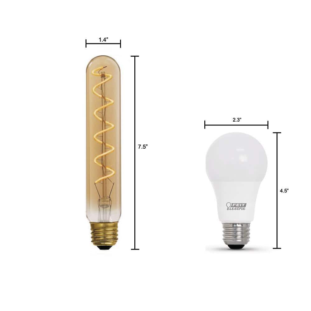 Feit Electric T10 E26 (Medium) LED Bulb Amber 40 Watt Equivalence 1 pk
