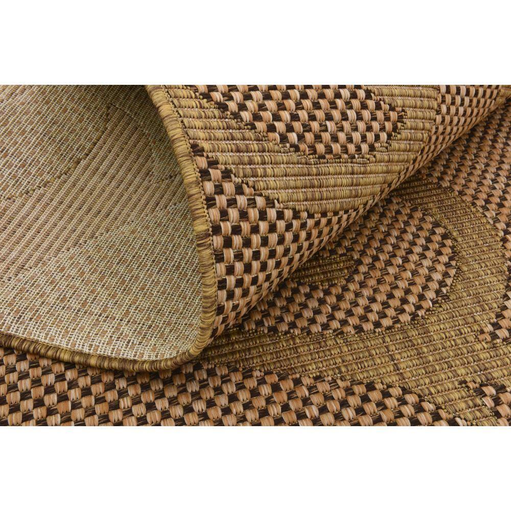 Unique Loom 9' 0 x 12' 2 Light Brown Outdoor Botanical Vine Area Rug