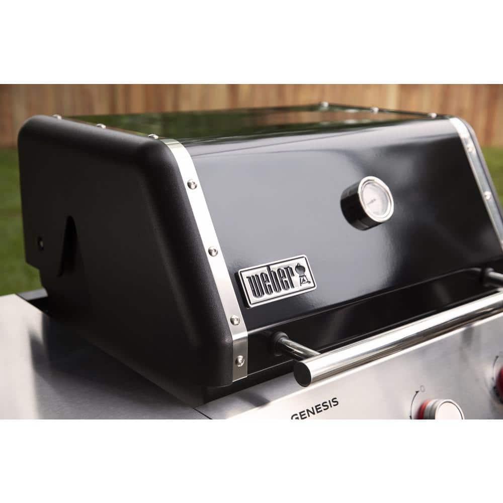 Weber Genesis E-415 Liquid Propane Gas Grill, Black