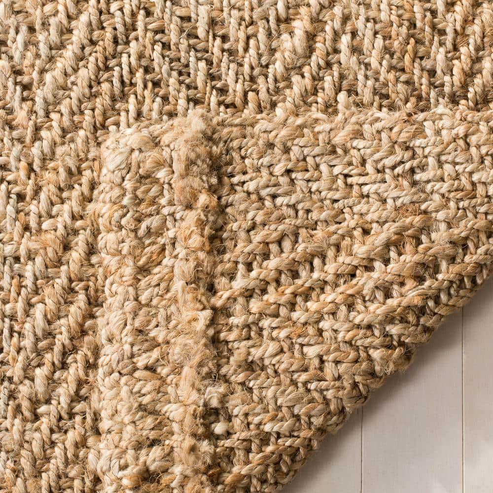 Natural Fiber Seagrass Solid Color Rug