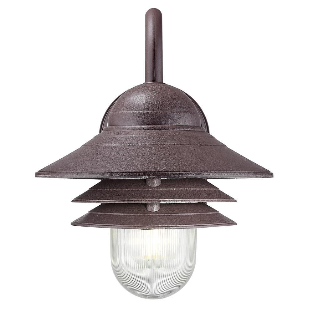 Acclaim 82ABZ Mariner Collection 1-Light Wall Mount Outdoor Light Fixture, Architectural Bronze