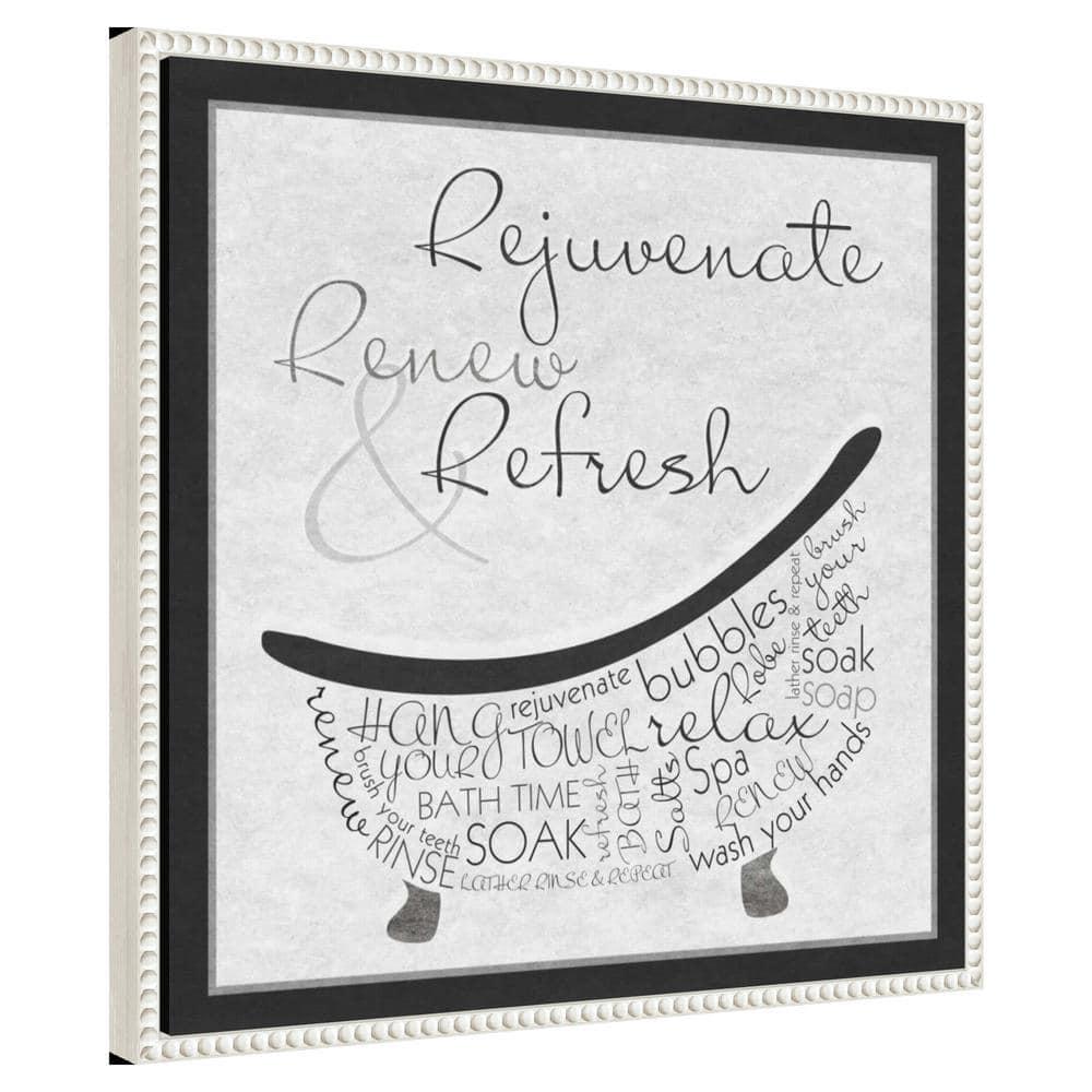 22"x22" Bath Time I by SD Graphics Studio: Serene Soak & Bubbles Art - Amanti Art