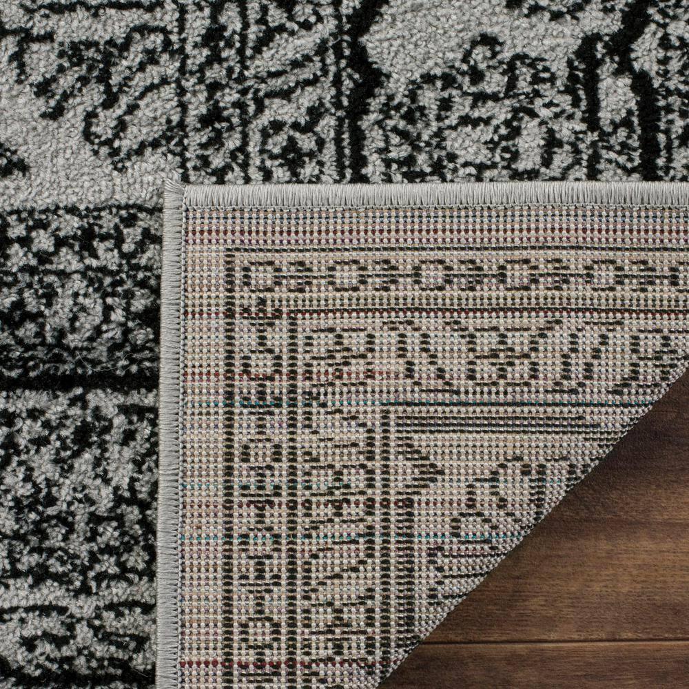 SAFAVIEH Adirondack Xavier Oriental Runner Rug, Silver/Black, 2'1" x 8'
