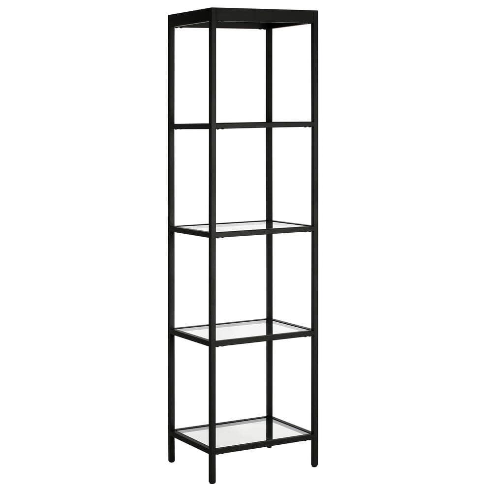 Blackened Bronze 70" Quintuple-Tier Rectangular Étagère