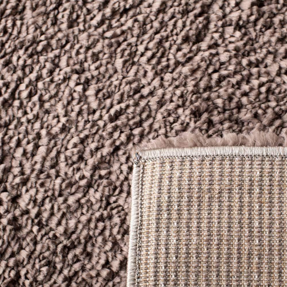 August Shag 900 AUG900 Power Loomed Indoor Area Rug - Taupe - 6'x9' - Safavieh